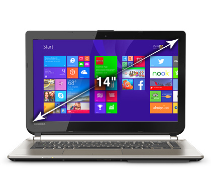 Laptop Toshiba Satellite E45-B4200 Core i5-4210U, 6G, 750G, 14" Full HD