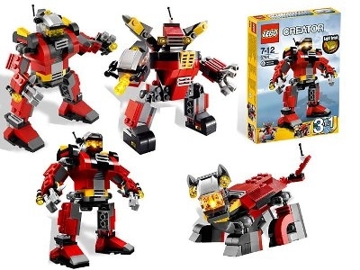 Bộ xếp hình Rescue Robot cứu hộ V29 Lego 5764