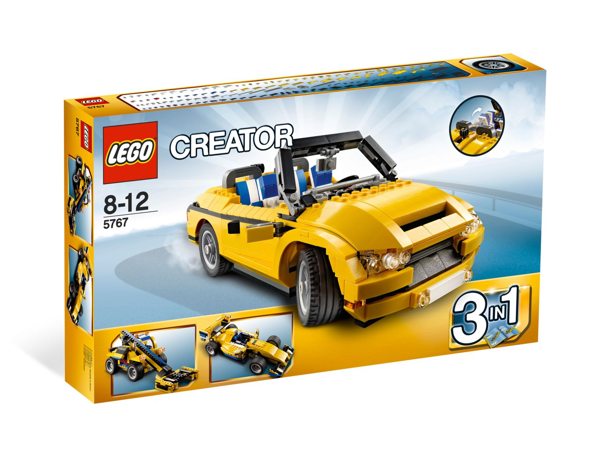 Bộ xếp hình Xe thể thao cực ngầu Cool Cruiser V110 Lego Creator 5767