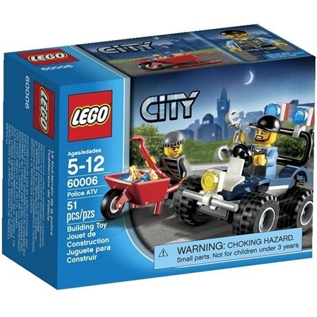 Bộ xếp hình Mô tô địa hình cảnh sát Police ATV V29 Lego 60006