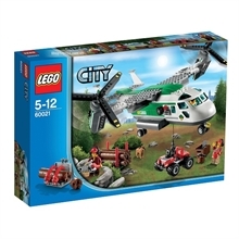 Bộ xếp hình trực thăng vận tải Lego City 60021