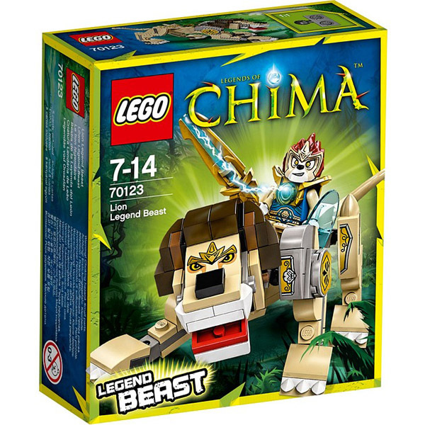 Bộ xếp hình Sư tử huyền thoại Lego Chima 70123