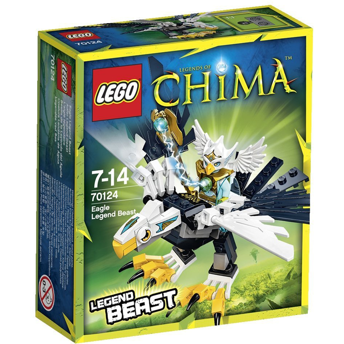 Mô hình Chim ưng huyền thoại Lego Chima 70124