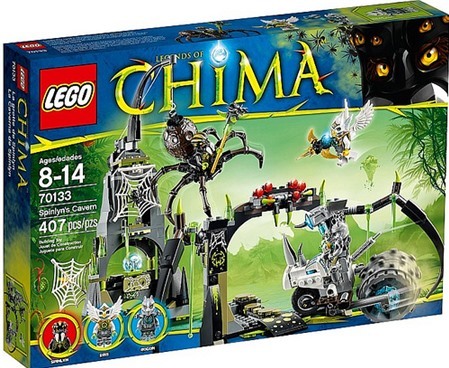 Bộ xếp hình Hang nhện Spinlyn Lego Chima 70133