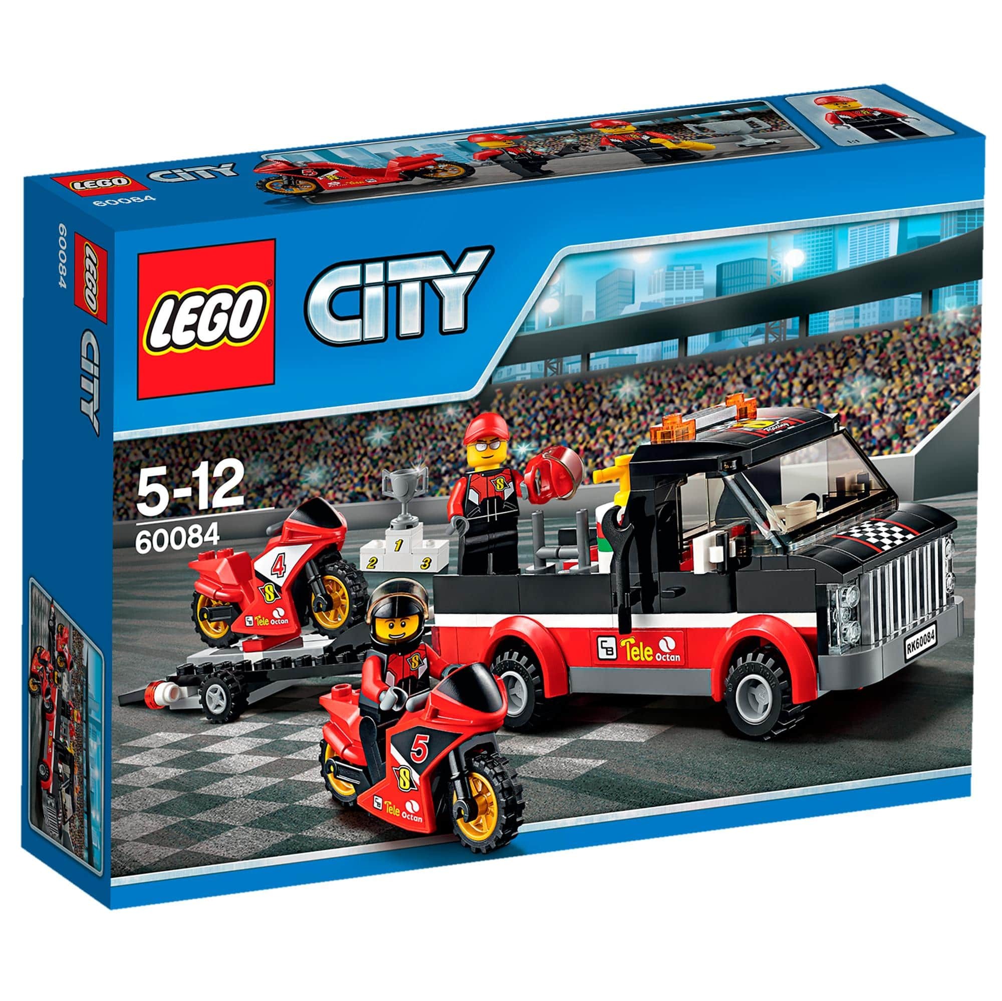 LEGO City 60084 - Đội vận chuyển xe đua (LEGO City Racing Bike Transporter 60084)