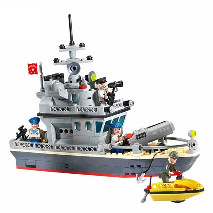 Lego tàu cảnh sát biển - enlighten 819