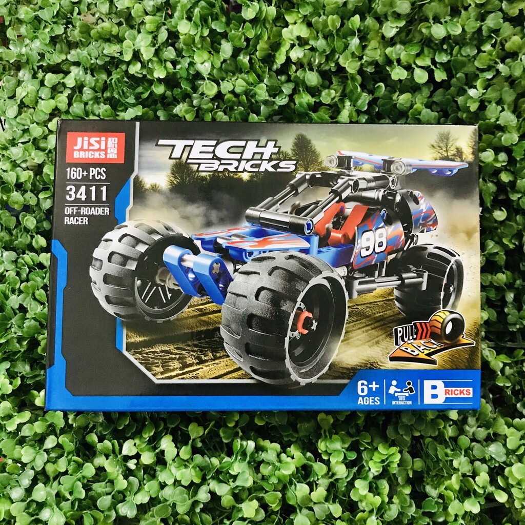 Lego xe đua Jisi Bricks 3411