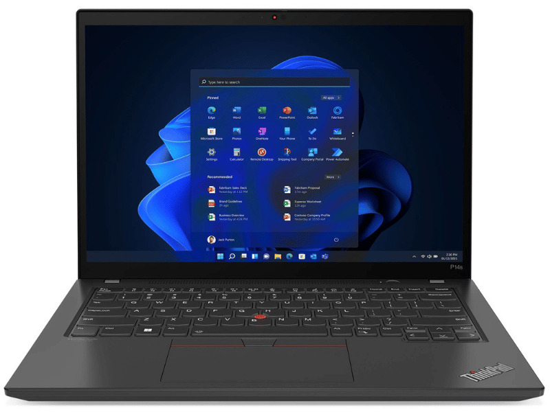 Laptop Lenovo ThinkPad P14s Gen 3 21AK006XVA - Intel Core i7-1260P, 32GB RAM, SSD 512GB, Nvidia Quadro T550 4GB GDDR6, 14 inch