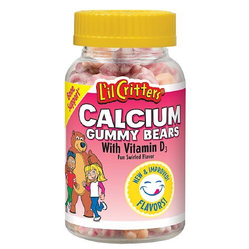 Kẹo dẻo Lil Critters Calcium Vitamin D3 Gummy Bears - 200 viên