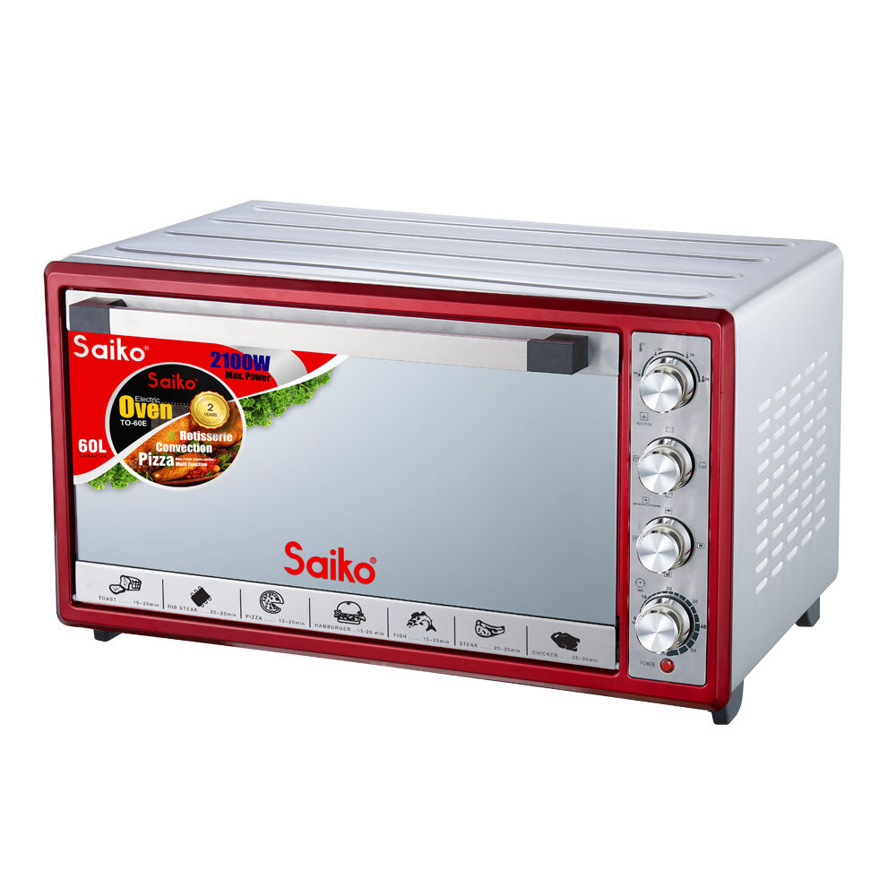 Lò nướng điện Saiko TO-60E - 60 lít, 2100W