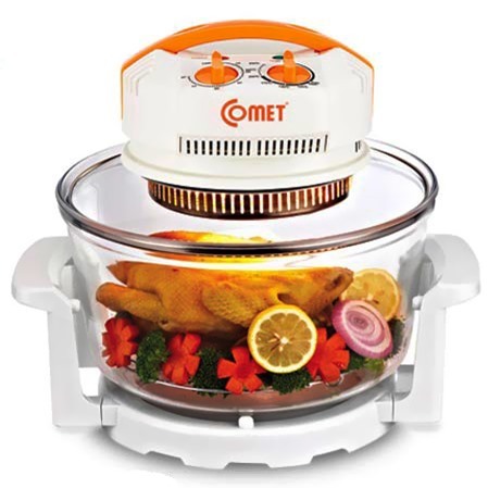 Lò nướng thủy tinh để bàn Comet CM8612 (CM-8612) - 12 lít, 1300W