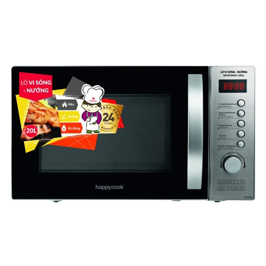 Lò vi sóng có nướng HappyCook HCM-20DM - 20L