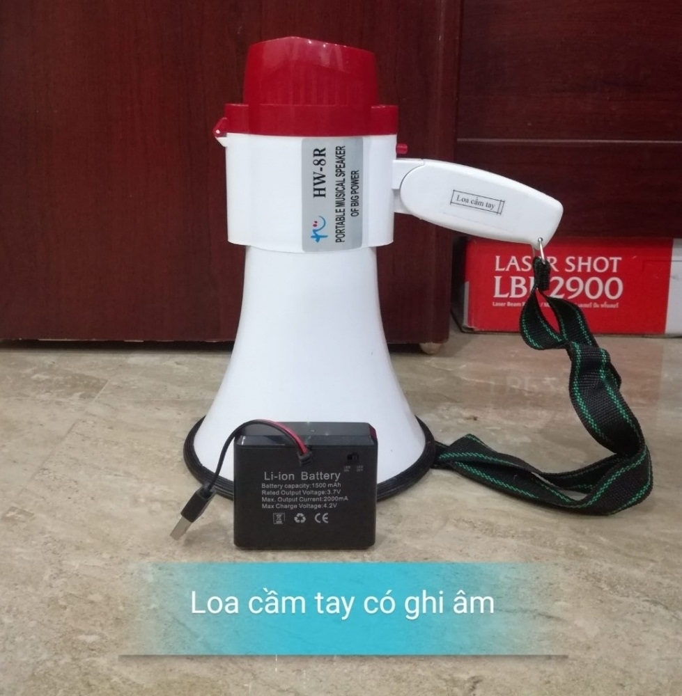 Loa cầm tay HE HW-8R - có ghi âm