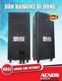 Loa kéo di động Acnos Beatbox KB62 - Tích hợp đầu karaoke 5 số di động