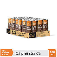 Lốc 6 Lon cà phê sữa đá The Coffee House (180ml/Lon)