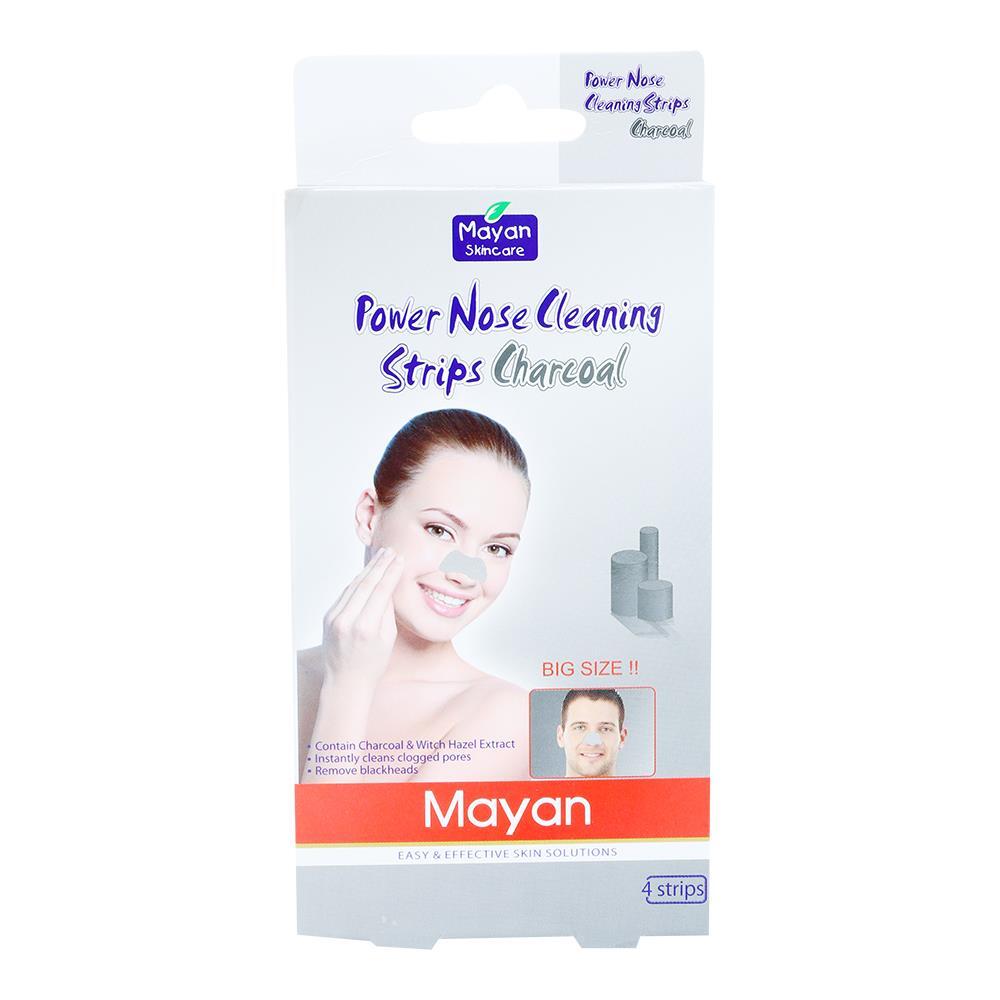 Lột mụn cám than hoạt tính Mayan Nose Cleaning Strips Charcoal 4 miếng