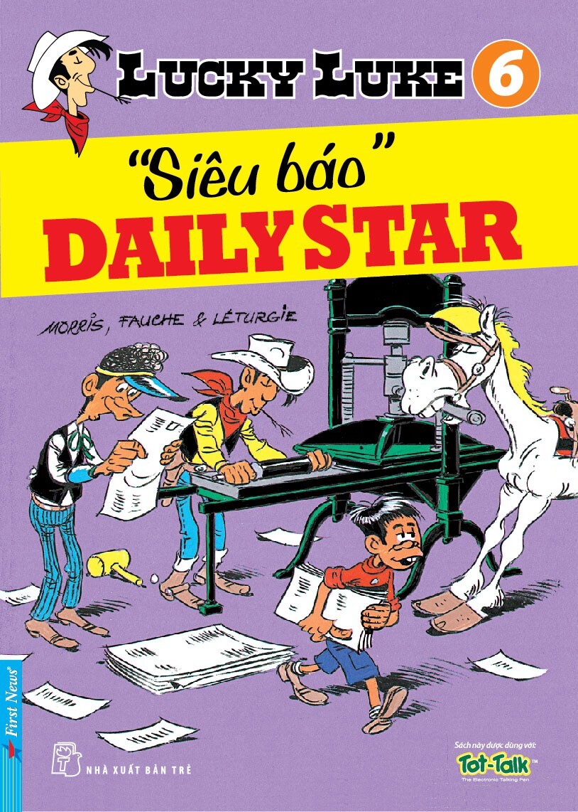 Lucky Luke (T6): Siêu báo Daily Star - Morris & Goscinny