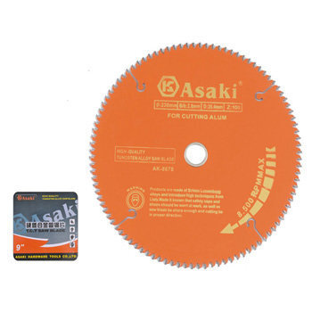 Lưỡi cắt gỗ, nhôm cao cấp Asaki AK-8678 - 9″/100T