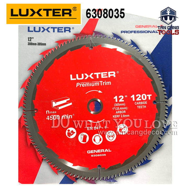 Lưỡi cắt nhôm hợp kim 305 x 25.4 mm x 120t Luxter 6308035