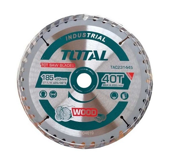 Lưỡi cưa gỗ TCT Total TAC231445 - 185mm, 40 răng
