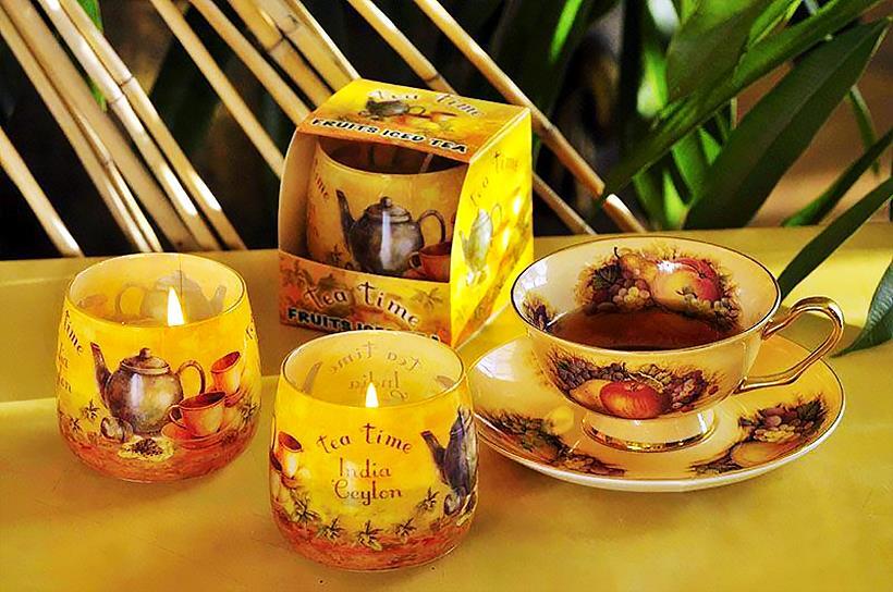 Ly nến thơm Tea Time Bartek Candles FtraMart FTM-BAT1009