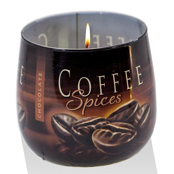Ly nến thơm tinh dầu Bartek Coffee Spices 100g QT024478 - cà phê sôcôla