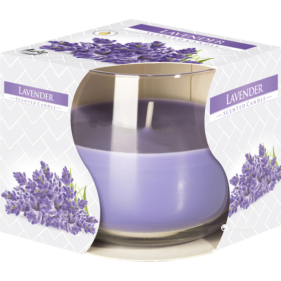 Ly nến thơm tinh dầu Bispol Lavender 100g QT024458 - hoa oải hương