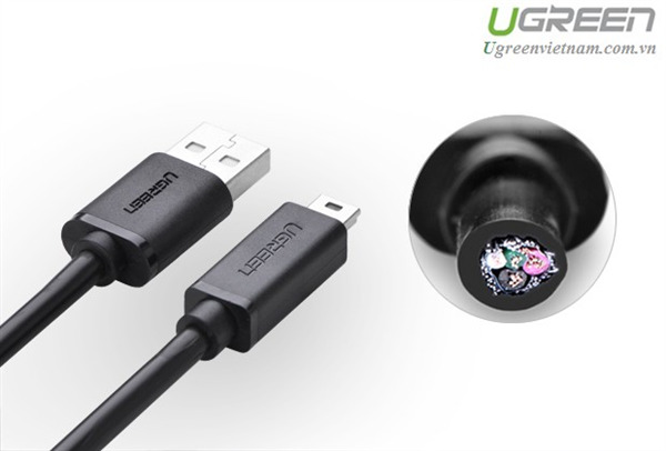 Cáp sạc USB to USB Mini Ugreen US105 