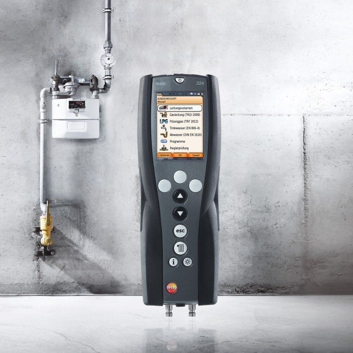 Máy đo áp suất và xác định khí rò rỉ Testo 324 