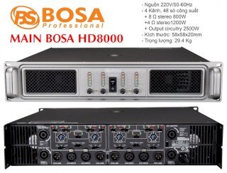 Main Bosa HD8000 - 48 Sò