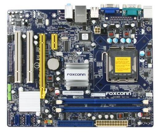 Bo mạch chủ - Mainboard Foxconn G41 - MXE - Socket 775, Intel G41/ICH7, 2 x DIMM, Max 8GB, DDR3