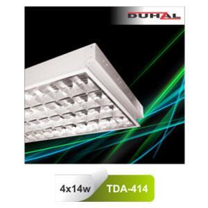 Máng đèn phản quang âm trần T5 4x14W Duhal TDA-414
