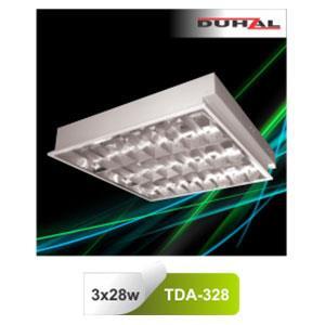 Máng đèn phản quang âm trần T5 3x28W Duhal TDA-328