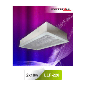 Máng đèn tán quang âm trần Duhal LLP220 2x9w