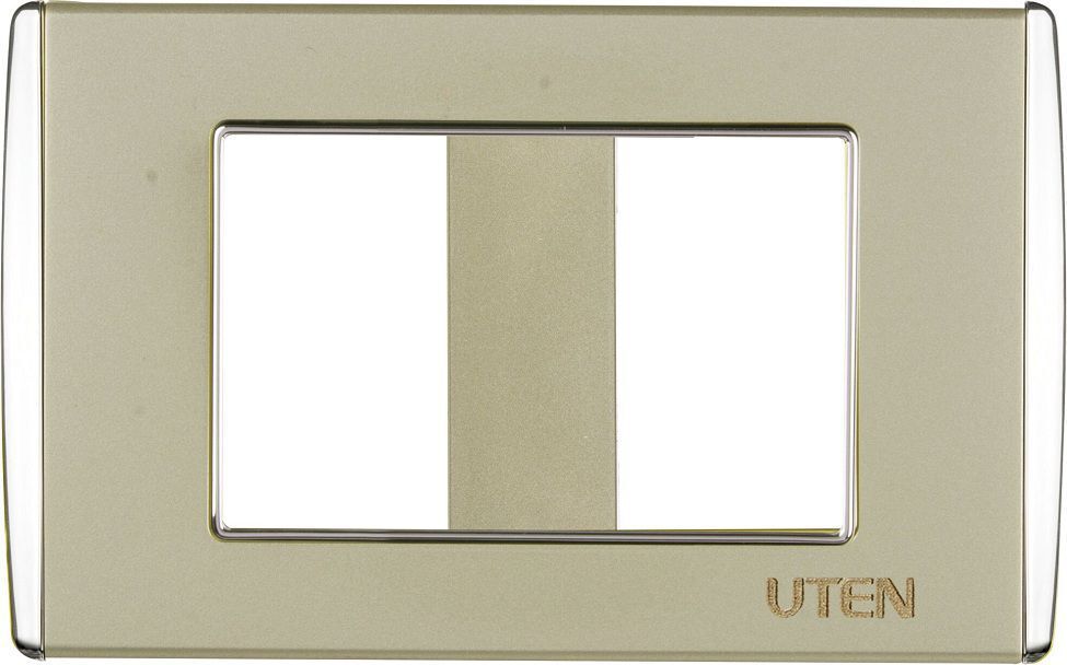 Mặt 2 thiết bị cỡ S viền bạc Uten V9.1-PM2