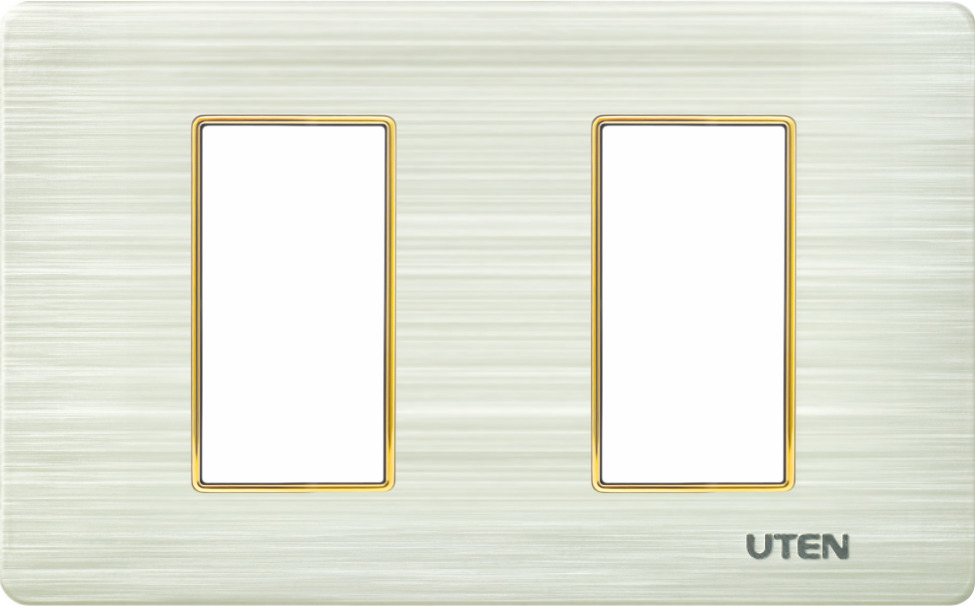 Mặt 2 thiết bị cỡ S viền vàng Uten V7.0-PM2