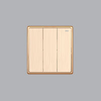 Mặt 3 công tắc 1 chiều MPE S703
