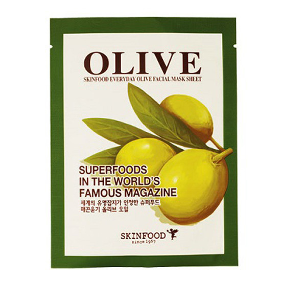 Mặt nạ chiết xuất olive Skinfood Everyday Olive Facial Mask Sheet 21g