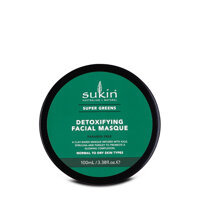 Mặt nạ đất sét thải độc Sukin Super Greens Detoxifying Facial Masque 100ml