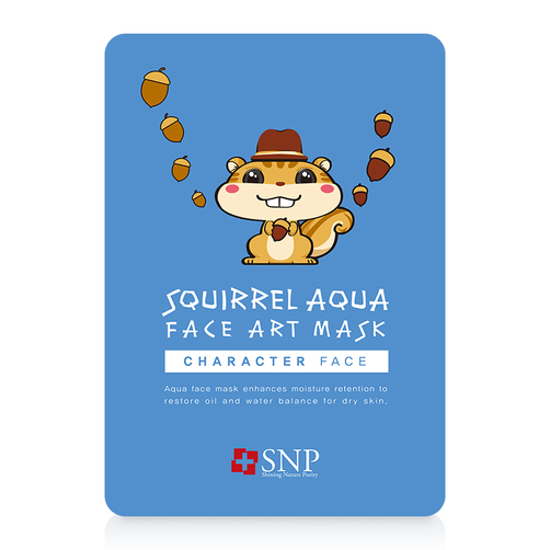 Mặt nạ dưỡng ẩm hình sóc SNP Squirrel Aqua Face Art Mask 25ml