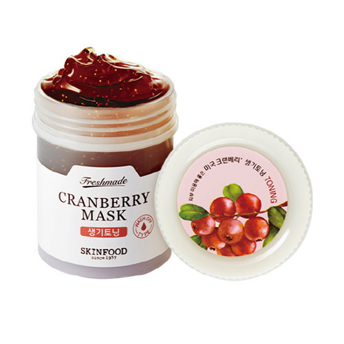 Mặt nạ dưỡng sáng da và chống lão hóa Skinfood Freshmade Cranberry Mask 90ml