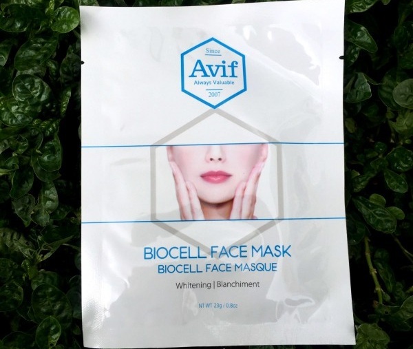 Mặt nạ dưỡng trắng da Avif Biocell Whitening  Face Mask