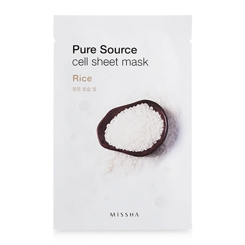 Mặt nạ gạo Missha Pure Source Cell Rice Sheet Mask 21g