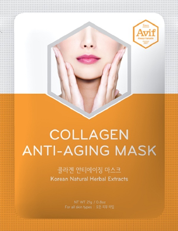 Mặt nạ giảm lão hóa Avif Collagen Anti-aging Mask)