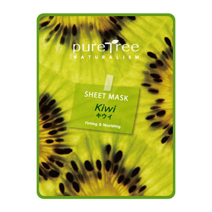 Mặt nạ giấy dưỡng da chiết xuất từ quả Kiwi Puretree 20g