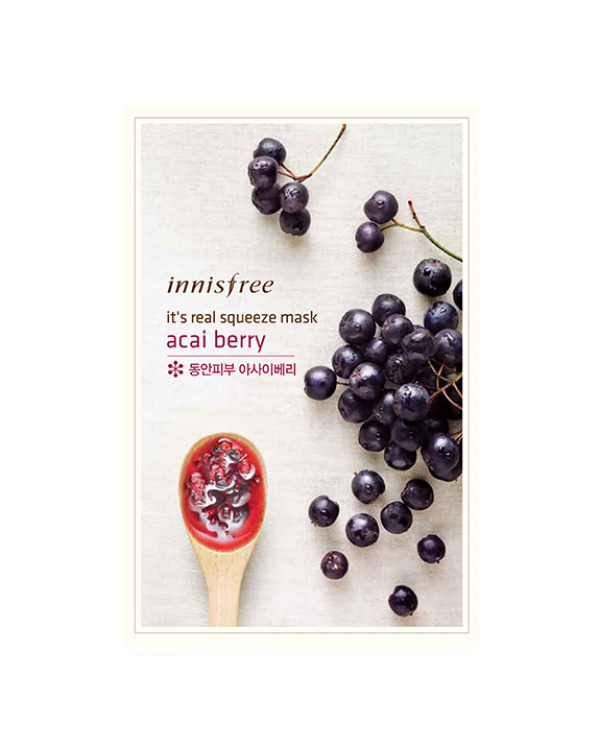 Mặt nạ Innisfree Its real squeeze mask Acai berry