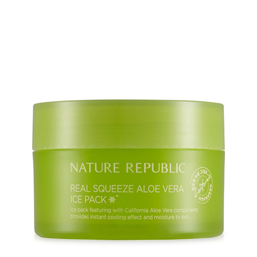 Mặt nạ Nature Republic Real Squeeze Aloe Vera Ice Pack 100ml