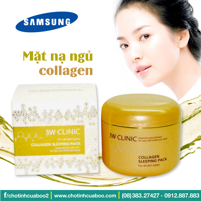 Mặt nạ ngủ 3W Clinic Collagen