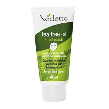 Mặt nạ ngừa mụn tràm trà cho da nhờn Tea tree oil facial mask