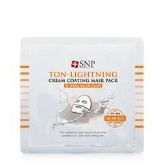 Mặt nạ phủ kem dưỡng trắng sáng SNP Ton-Lightening Cream Coating Mask Pack - 20g
